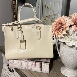 Ralph Lauren cream tote